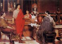 Alma-Tadema, Sir Lawrence - Catullus at Lesbia's